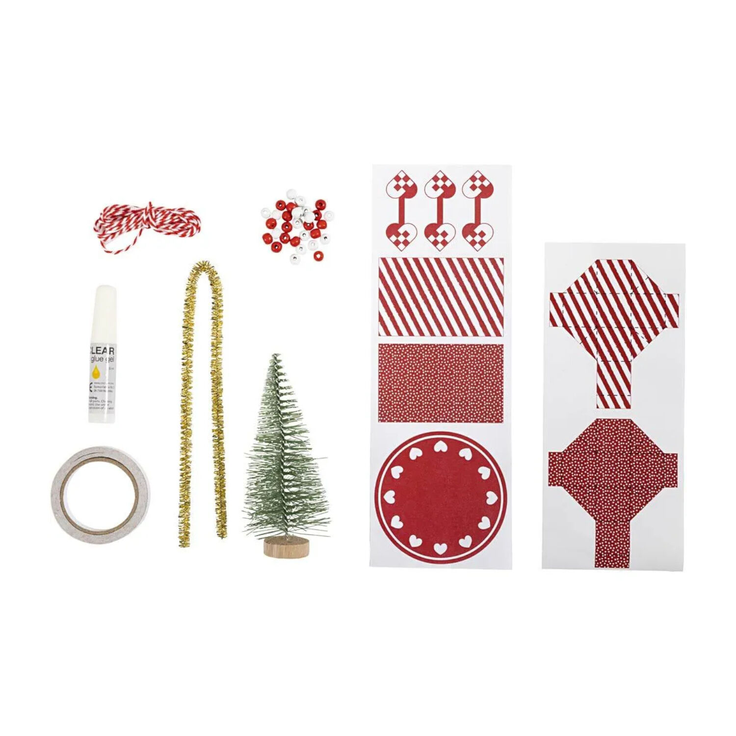 NEU Bastel-Set Wichtel / Miniaturen, Weihnachtsbaum & Geschenke Bild 3