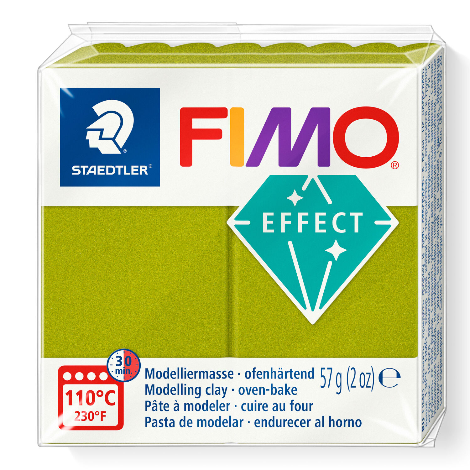 NEU Fimo Effect 57g, Metallic Grn