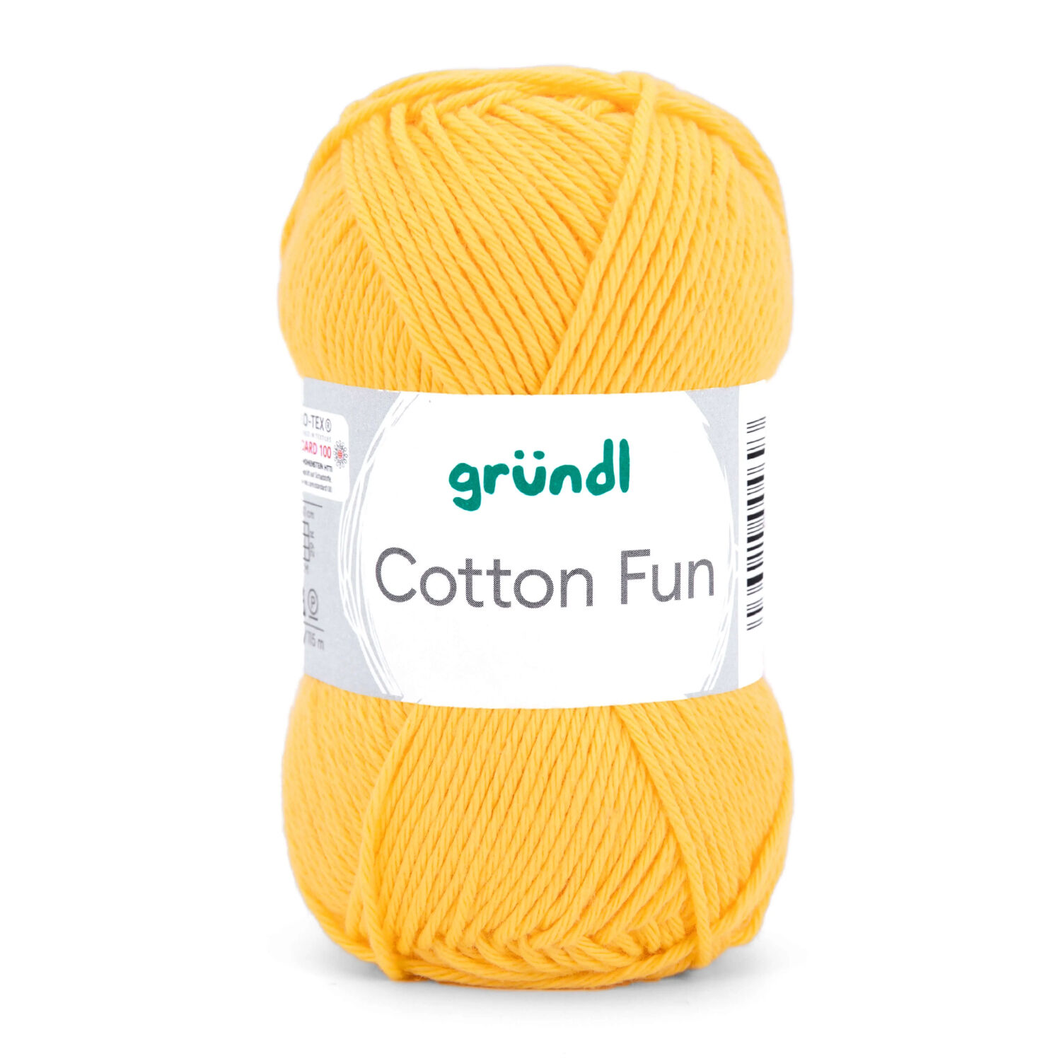 Hkelgarn Cotton Fun, 50g, Fb. 04, Sonnengelb