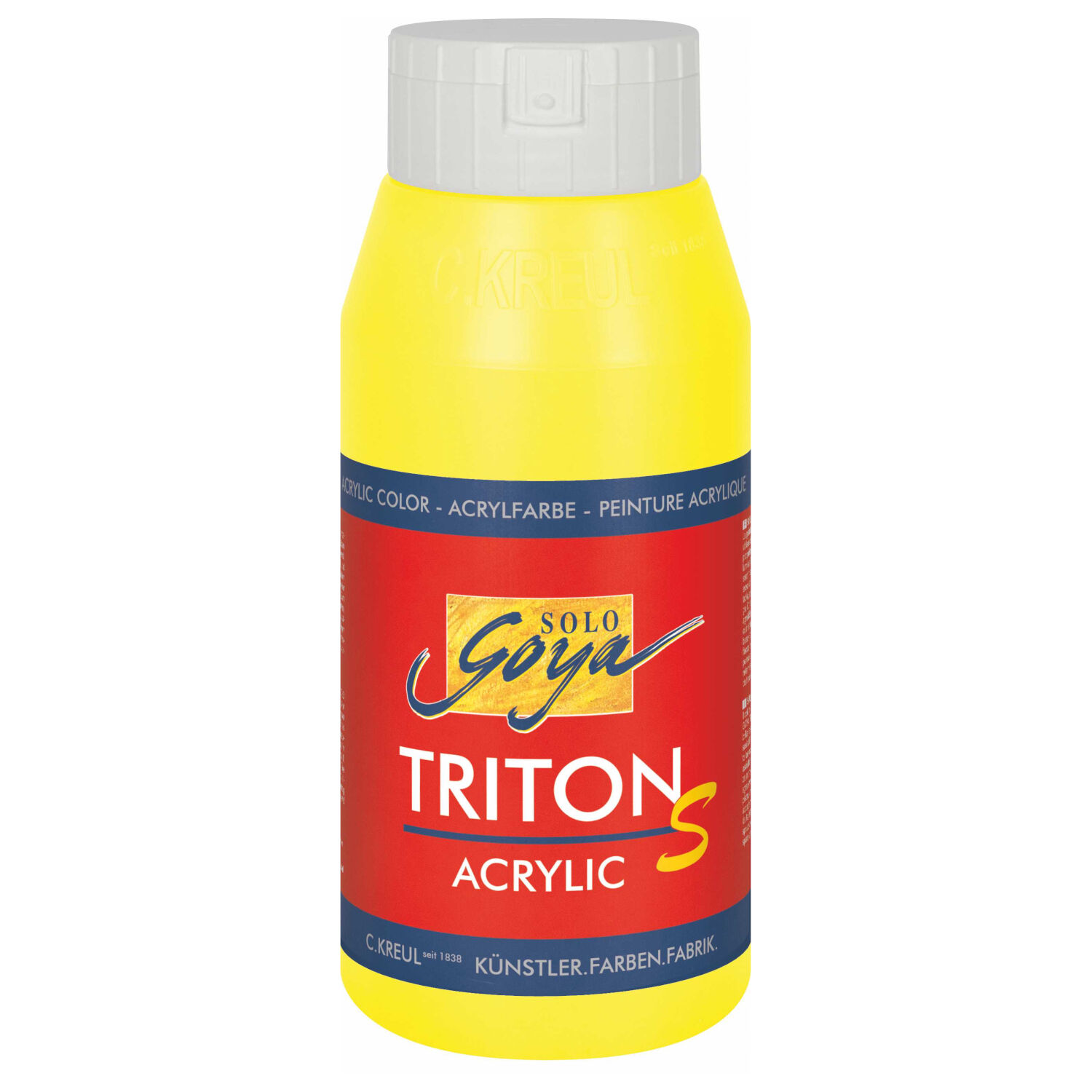 Solo Goya TRITON S / Acrylfarbe Glanzeffekt, 750ml, Zitron
