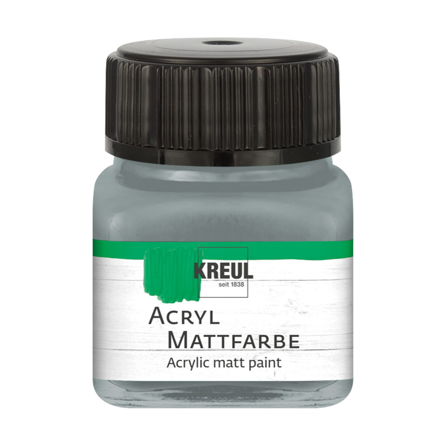 Kreul Acryl-Mattfarbe / Bastelfarbe, 20ml, Blaugrau