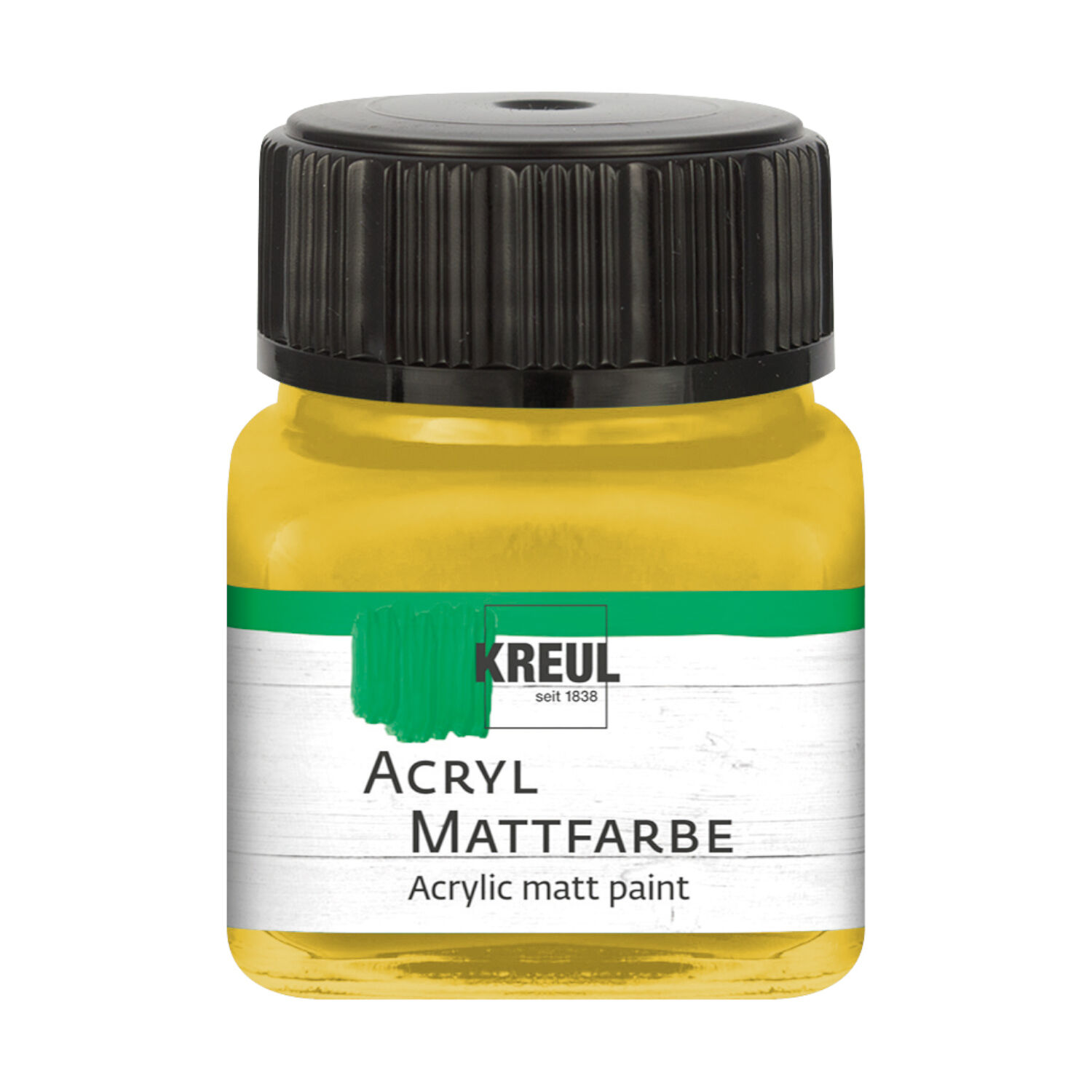 Kreul Acryl-Mattfarbe / Bastelfarbe, 20ml, Gold