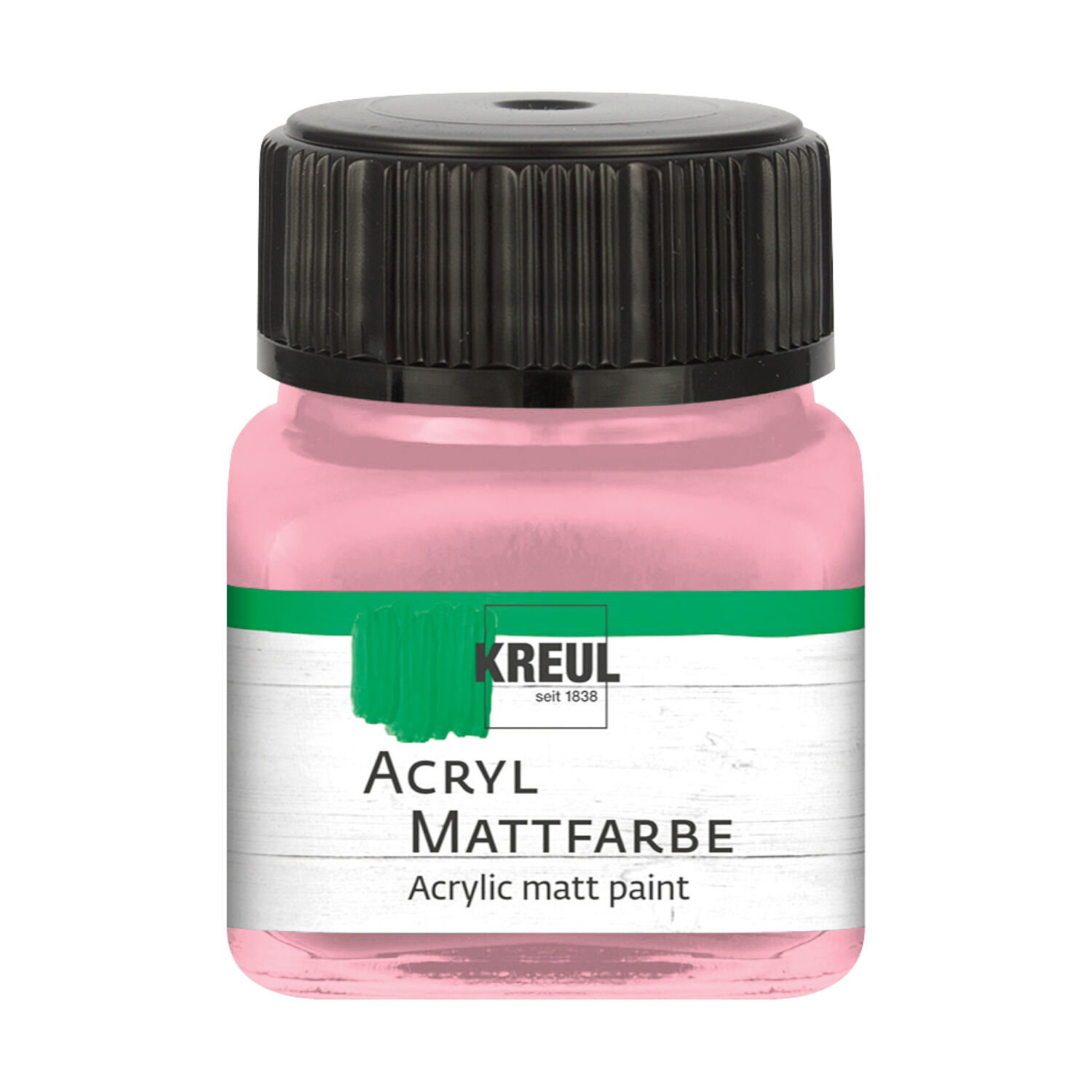 Kreul Acryl-Mattfarbe / Bastelfarbe, 20ml, Pastellrosa
