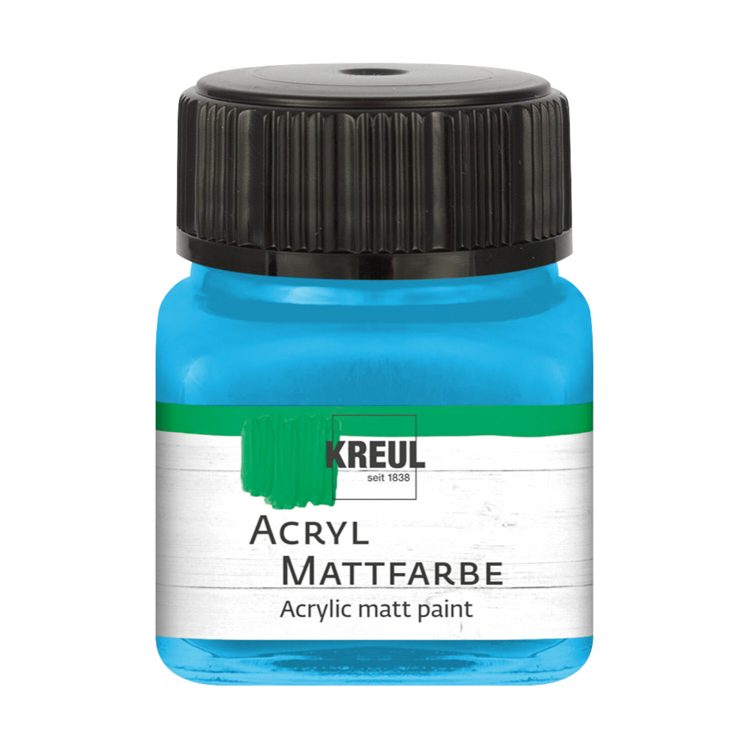 Kreul Acryl-Mattfarbe / Bastelfarbe, 20ml, Himmelblau