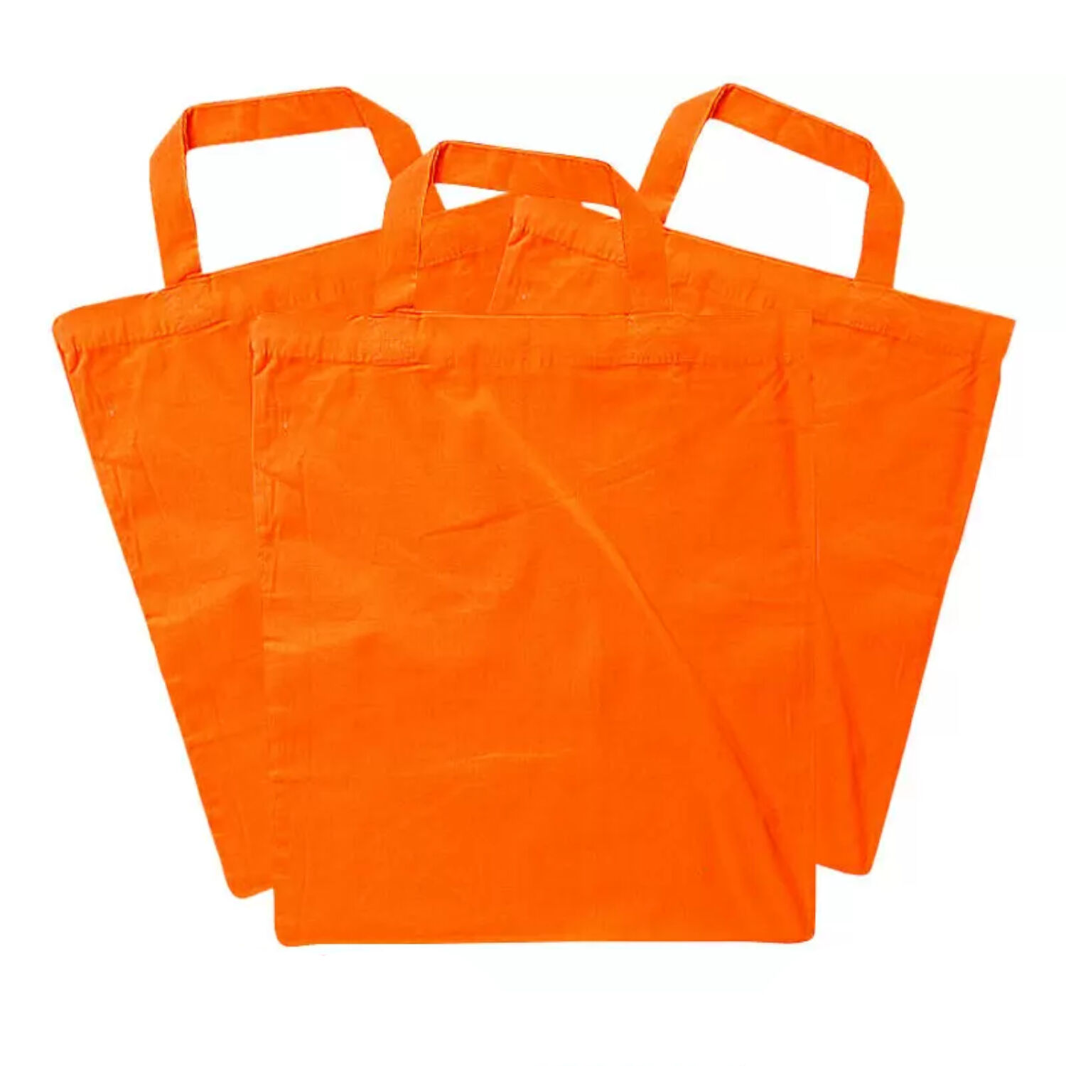 Sparpack, Baumwolltasche, Orange, 24 Stck