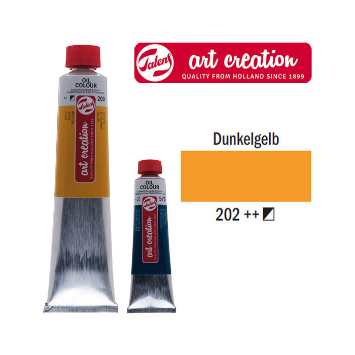 ArtCreation lfarbe 200ml Dunkelgelb