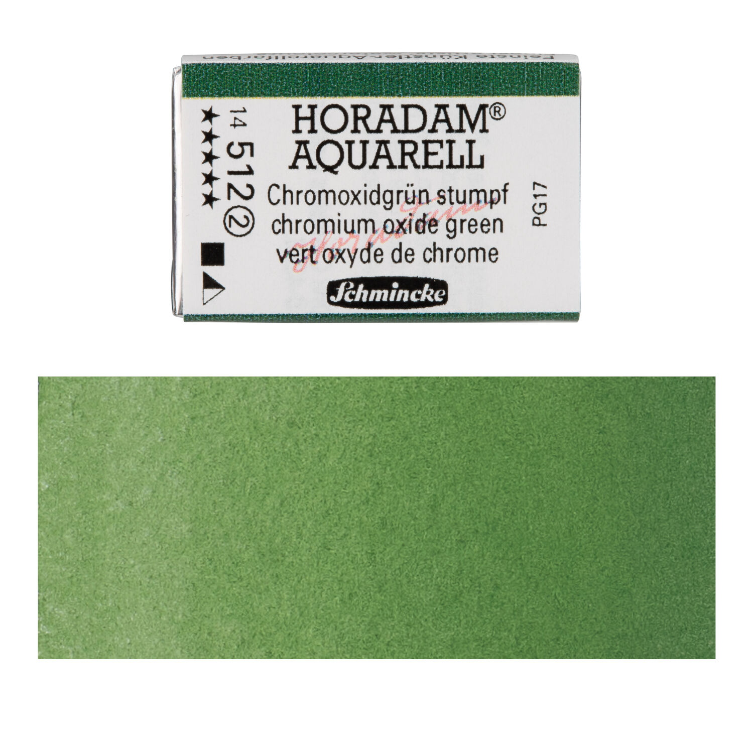 Horadam Aquarell Chromoxidgrn stumpf 1/1 Npfchen