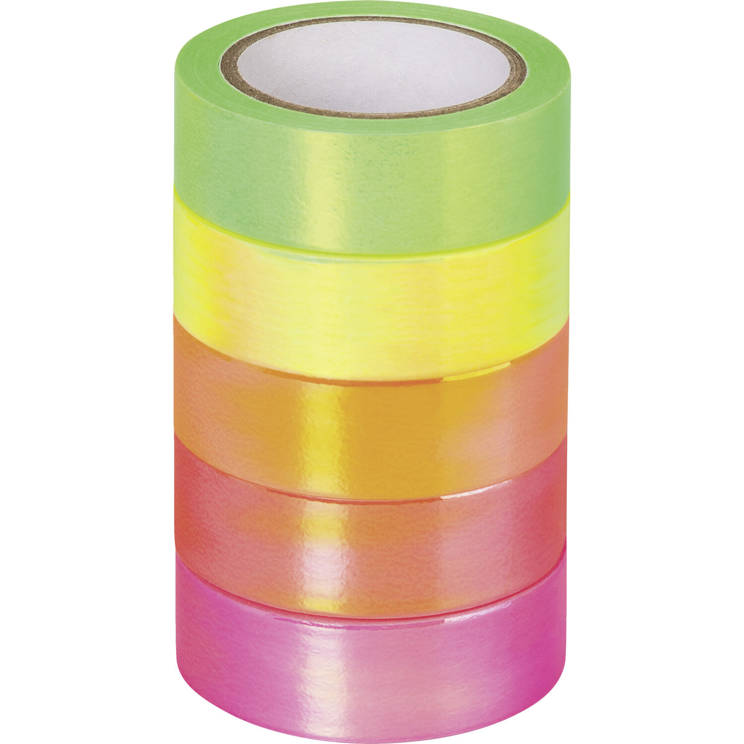 NEU Deko Tape / Klebeband, 5 Rollen, Neon Regenbogen Irisierend - Washi  Tape, Fabric- & Glitter-Tape Klebeband, Sticker & Co. Papiere & Co.  Produkte 