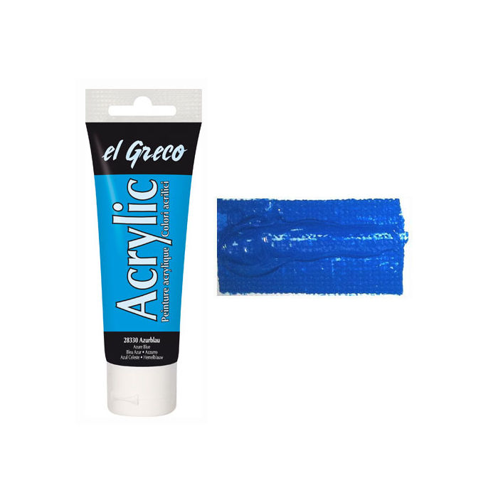 Kreul EL GRECO Acrylfarbe Azurblau 75 ml