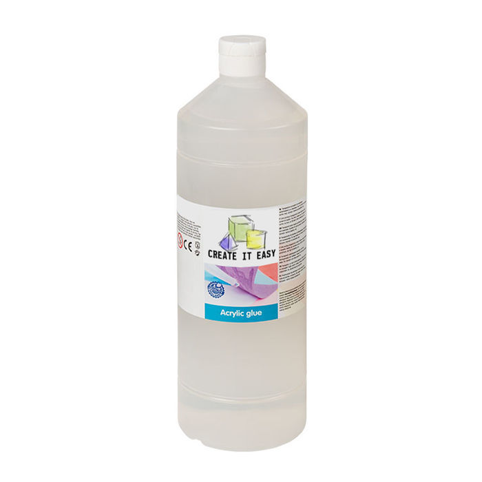 CREATE IT EASY Bastelleim transparent, ohne Lösungsmittel, 1000 ml
