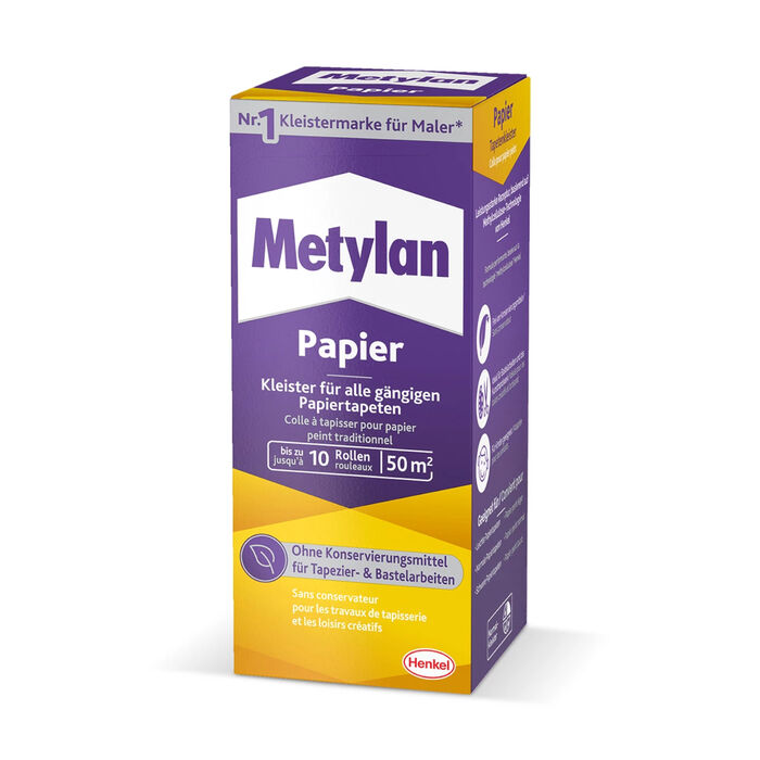 NEU Metylan Tapetenkleister Papier, 125 g für bis zu 50 qm