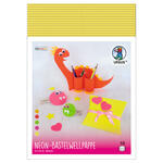 Bastel-Wellpappe Neon, 23 x 33 cm, 260g/qm, 10 Blatt, 5 sortierte Farben