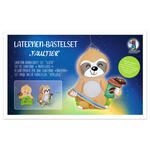 Laternen-Bastelset Faultier, inkl. Stanzteile, Transparentpapier und Laternenbgel