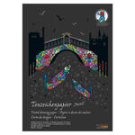 Tonzeichenpapier-Block Pastell, DIN A4, 130g/qm, 20 Blatt, 10 sortierte Farben