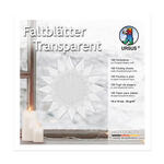 Faltbltter Transparentpapier, 14 x 14 cm, 42g/qm, 100 Blatt, Wei