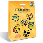 Diamond Painting Bastelset fr Sticker mit Zubehr, Smileys