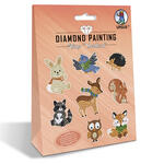 Diamond Painting Bastelset fr Sticker mit Zubehr, Wald
