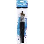 Set Aquarellpinsel, Nr. 1+7+10, 4 St�ck
