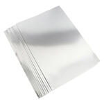 Metallic-Folienkarton / Bastelkarton, DIN A2, 280 g/qm, 10 Blatt, Silber