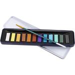 Wasserfarben-Set, Metallic-Farben, 12 Farbt�ne