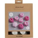 Silikonform, Kleine Kuchen, H�he 2,5 cm, L�nge 4 cm, Breite 4,5 cm