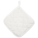 Topflappen wei�, wattiert, 20x20cm, 1 St�ck