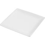 Teller, viereckig, Gr��e 12,7x12,7 cm, Wei�, 1 St�ck