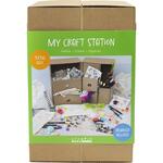 Meine Kreativwerkstatt Bastelstation, Textildekoration, inkl. Organiser-Box