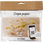 Kreativ Set Floristen-Krepppapier, Kirschzweig, Extrastarkes Krepp, 105 g