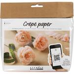 Kreativ Set Floristen-Krepppapier, Nelken, Extrastarkes Krepp, 105 g