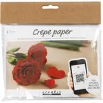Kreativ Set Floristen-Krepppapier, Rosen, Extrastarkes Krepp, 105 g