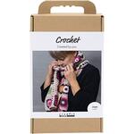 Kreativ Set H�keln, Schal, Creme, Warme Farben