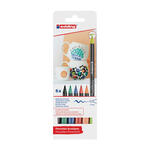 NEU Edding 4200 Porzellanstifte-Set Vivid, 1-4mm, 6 Brushpens