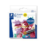 Staedtler lpastellkreiden Set, 6 sortierte Metallic Farbtne