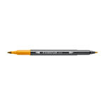 Staedtler Doppelfasermaler 3001, wasservermalbar, 1 Stck, goldocker