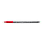 Staedtler Doppelfasermaler 3001, wasservermalbar, 1 Stck, englischrot