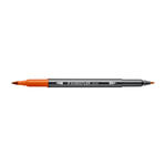 Staedtler Doppelfasermaler 3001, wasservermalbar, 1 Stck, sienna gebrannt