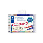 Staedtler Doppelfasermaler Set, Calligraphy, 24 Stck sortiert