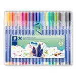 Staedtler Fasermaler triplus color, 20 Stifte sortiert