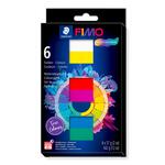 Staedtler Fimo professional Set, True Colours, 6 Blcke sortiert