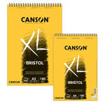 NEU Canson XL Bristol Spiralblock, 180 g/m - Verschiedene Gren