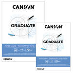NEU Graduate Zeichentransparentpapier Block, 70 g/m - Verschiedene Gren