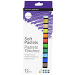 NEU Simply Pastellkreiden Set mit 12 weichen Pastellkreiden