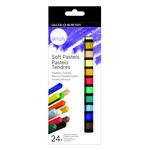 NEU Simply Pastellkreiden Set mit 24 weichen Pastellkreiden