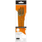 NEU Simply Acrylpinsel Set mit 5 Pinseln