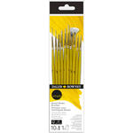 NEU Simply Mixed Media Pinsel Set mit 10 Pinseln, Detail