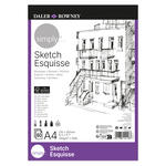 NEU Simply Skizzenblock, einseitig geleimt, 72 Blatt  95 g/m, DIN A4