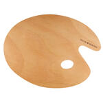 NEU Holzpalette Oval, 30 x 40 cm