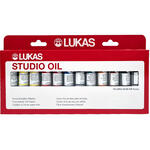 NEU LUKAS STUDIO OIL / lmalfarben Set, 12 x 20 ml