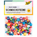 Schmucksteine Silky Charm, 125 Stck, Perlmuttfarben, Gren & Farben sortiert